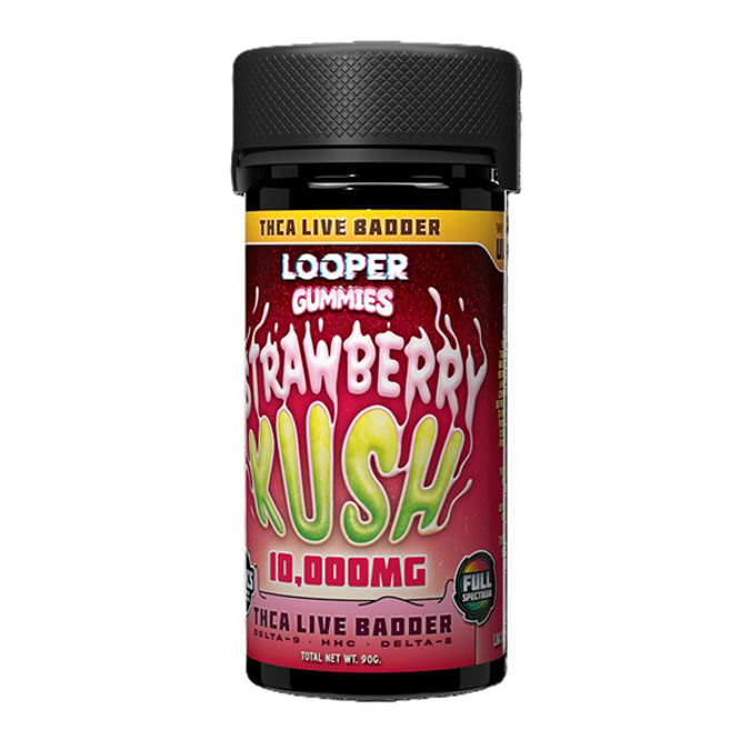 Picture of LOOPER GUMMIES JAR 10,000MG 20CT - STRAWBERRY KUSH
