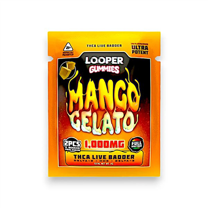 Picture of LOOPER GUMMIES ULTRA POTENT 1OOOMG(25CT BOX) Mango Gelato