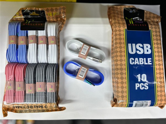 Picture of Y MAX CHARGER TYPE C TO TYPE C COIL [10/BOX]