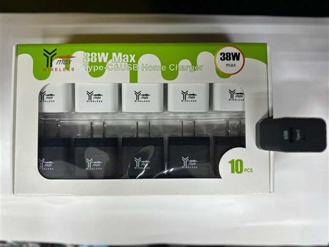 Picture of DUAL HOME CHARGER USB+C 38W MAX 10CT