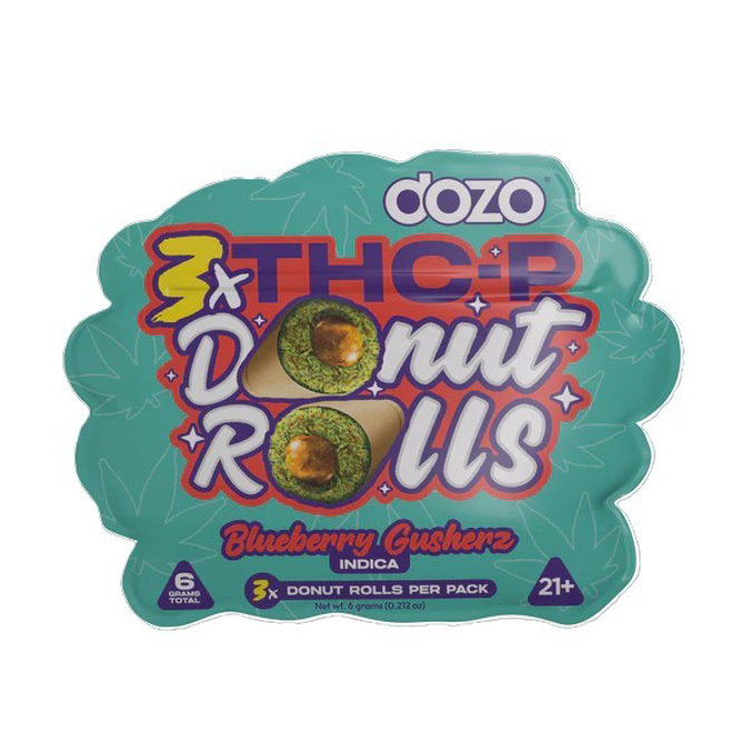 Picture of Dozo Donut Pre-roll 2GM 3CT/PACK - BLUEBERRY GUSHERS