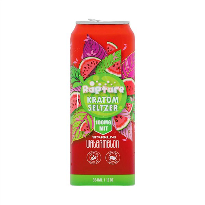 Picture of RAPTURE KRATOM SELTZER WATERMELON 100MG MIT