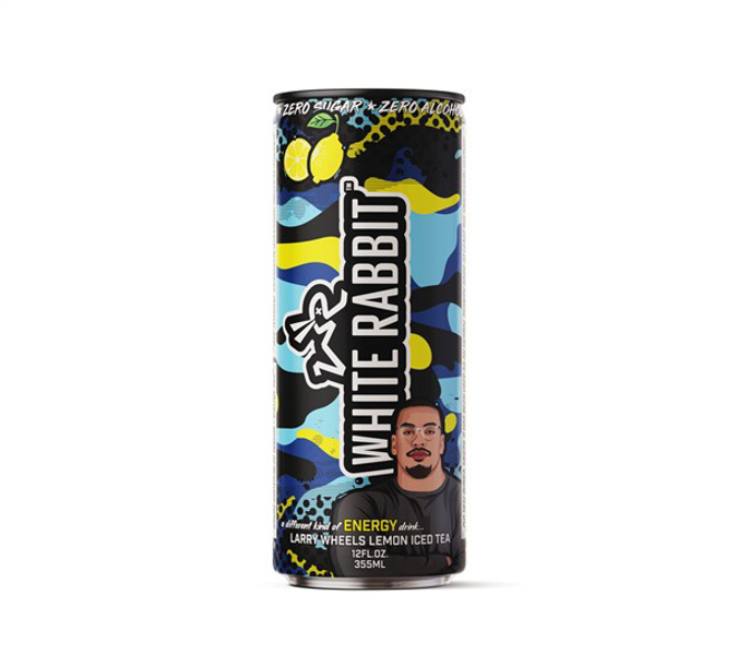 Picture of WHITE RABBIT KRATON  LARRY WHEELS LEMON ICED TEADRINK ENERGY