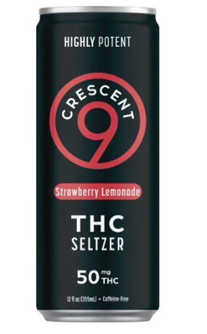 Picture of CRESCENT 9 D9 DRINK 50MG 4CT - STRAWBERRY LEMONADE