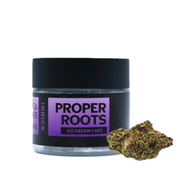 Picture of PROPER ROOTS PREMIUM FLOWER THCA 3.5 GRAMS - ICE CREAM CAKE
