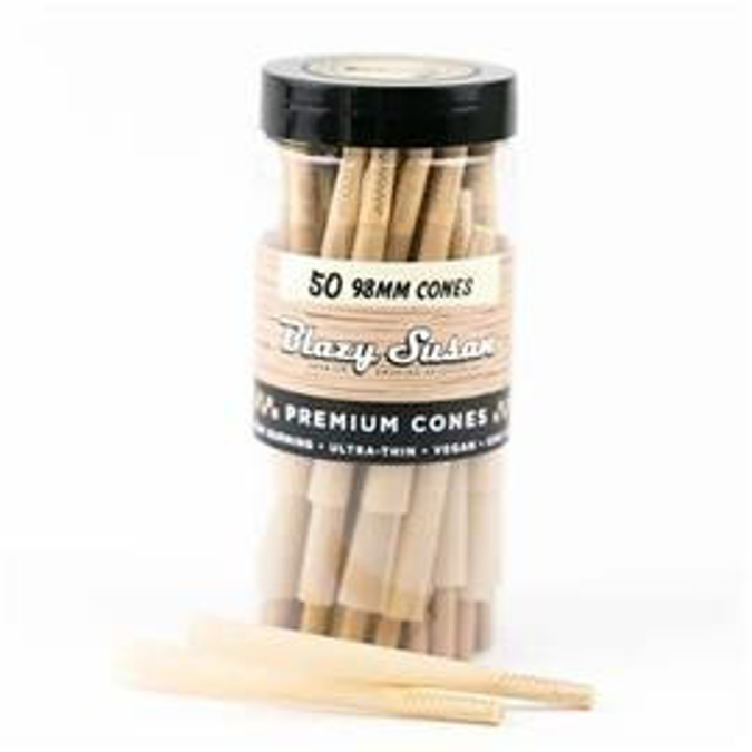 Picture of BLAZY SUSAN UNBLEACHED CONES 98MM 50CT/JAR