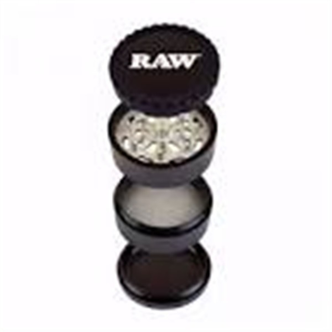 Picture of RAW 4PC LIFE GRINDER WITH GRIP 2.5 - BLACK