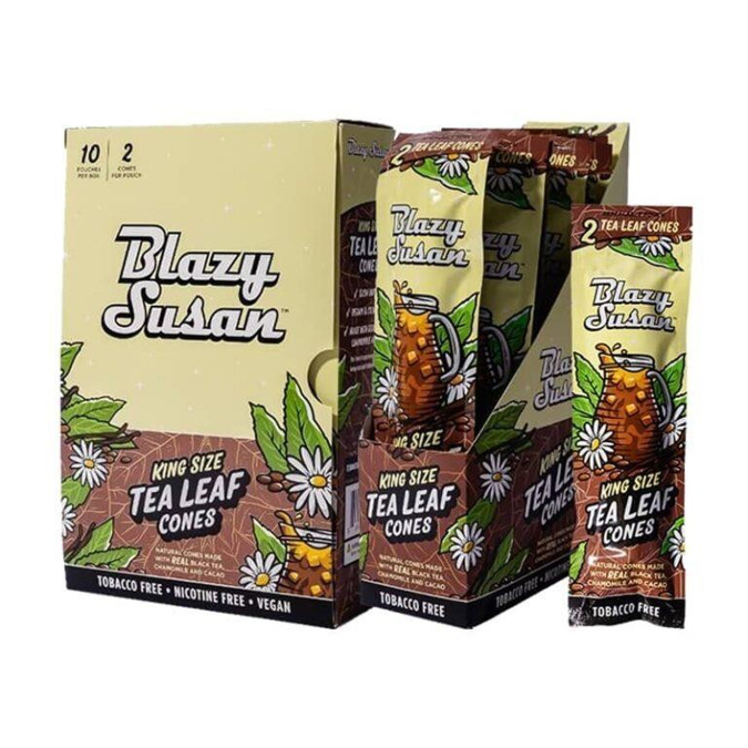 Picture of BLAZY SUSAN TEA CONES KING SIZE 20PK - TEA LEAF