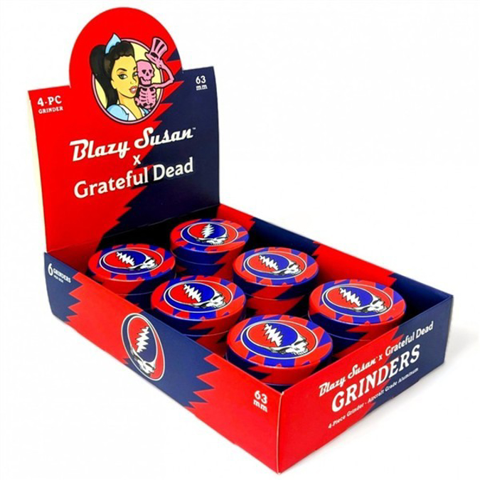 Picture of BLAZY SUSAN METAL GRINDER - RED & BLUE SYF