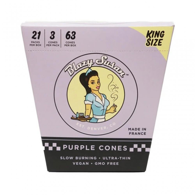Picture of BLAZY SUSAN PURPLE CONES KING SIZE 