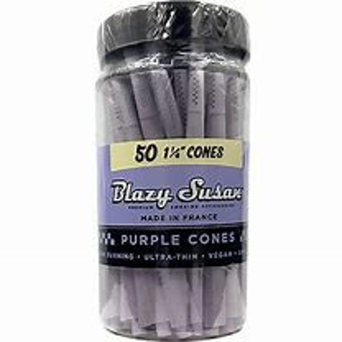 Picture of BLAZY SUSAN PURPLE CONES 1 1/4 50CT