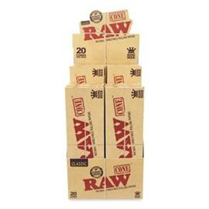 Picture of RAW CONE CLASSIC KING SIZE 12PK 20CT