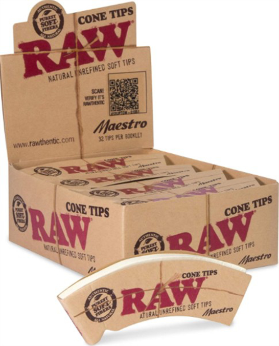 Picture of RAW Classic Maestro Cone Tips 32pk24a