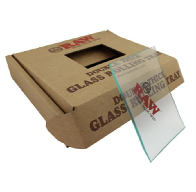 Picture of RAW DOUBLE THICK GLASS ROLLING TRAY