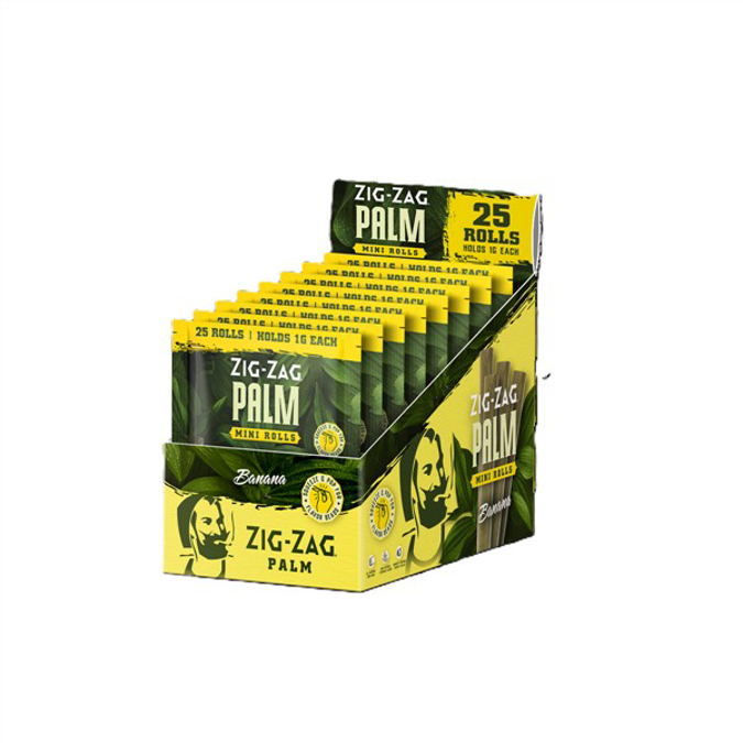 Picture of Zig Zag Palm mini 1g Rolls 25pk 8ct-Banana
