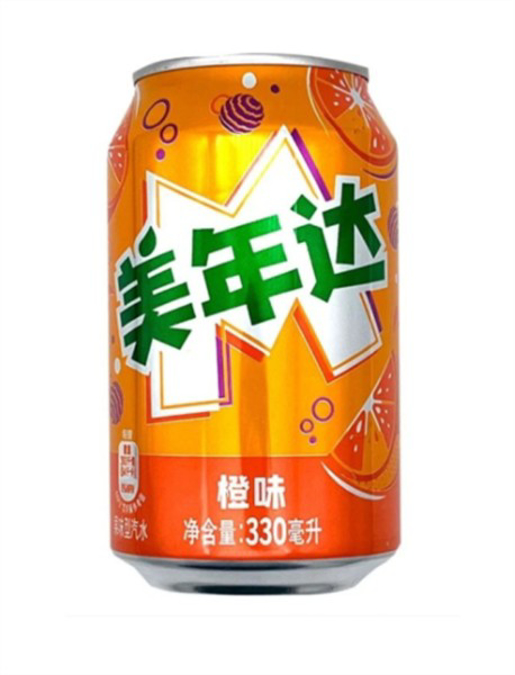 Picture of MIRINDA SOFT DRINK CAN 330ML 12CT - ORANGE