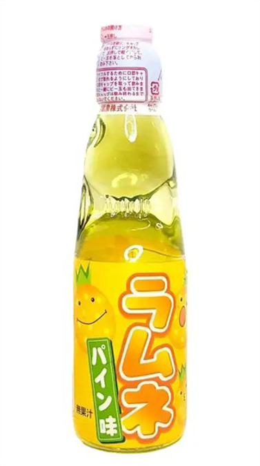 Picture of HATA RAMUNE SODA BOTTLE 200ML - PINEAPPLE