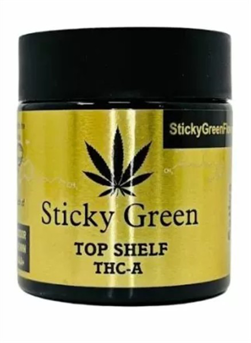 Picture of STICKY GREEN FLOWER 3.5G TOP SHELF THC-A - HYBRID 24K