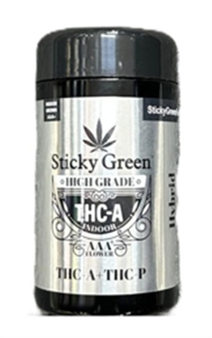 Picture of STIKY GREEN FLOWER 28GM - SILVER HAZE