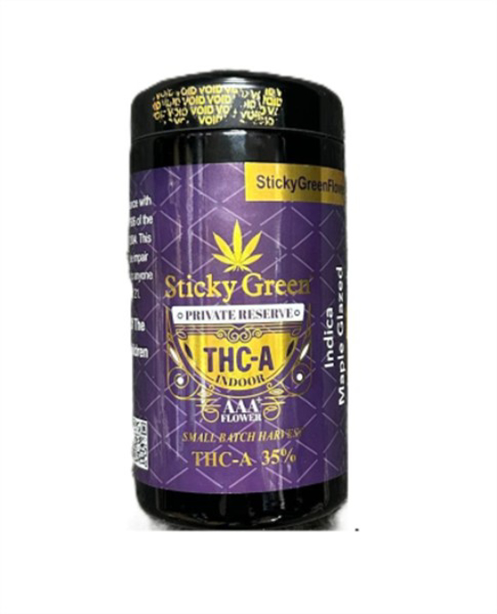 Picture of STICKY GREEN PRIVATE RESERVE FLOWER 28GM - INDICA