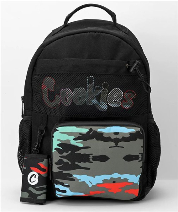 Picture of COOKIES BACKPACK - BLACK CAMO