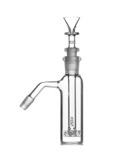 Picture of GRAV 14mm Standard 45° Ash Catcher w/Downstem & Bowl-Clear