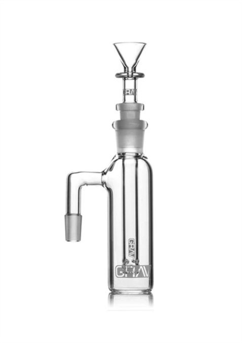 Picture of GRAV 14mm Standard 90° Ash Catcher w/Downstem & Bowl-Clear