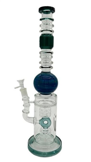 Picture of Waterpipe 17 INCH Uber  (5mm) Glass Recycler Waterpipe GWPU115-006