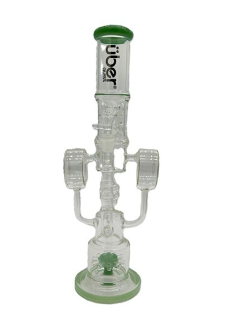 Picture of Waterpipe 16 INCHE Uber (5mm) Glass Recycler GWPU116-004