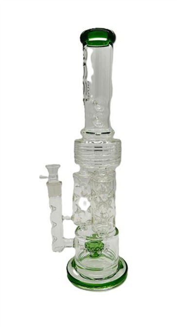 Picture of Waterpipe 18 INCH Uber (5mm) Glass Recycler GWPU118-002BL
