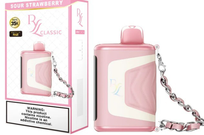 Picture of RYL CLASSIC DISPOSABLE 35K 5CT - SOUR STRAWBERRY