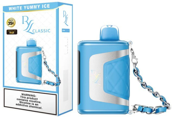 Picture of RYL CLASSIC DISPOSABLE 35K 5CT - WHITE YUMMY ICE