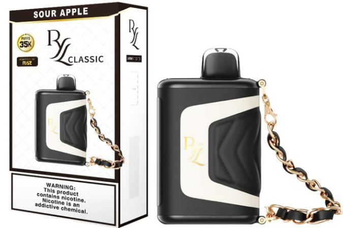 Picture of RYL DISPOSABLE CLASSIC 35K 5CT - SOUR APPLE