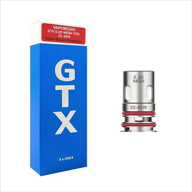 Picture of Vaporesso GTX Mesh Coils 0.3 ohm mesh coil triple silicon