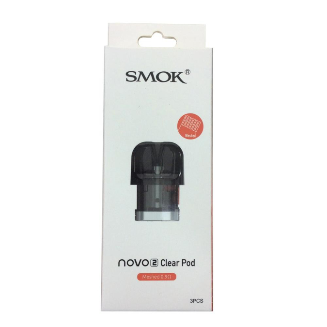 Picture of SMOK NOVO 2 Replacement Pods - 0.9ohm Clear Mesh Pod