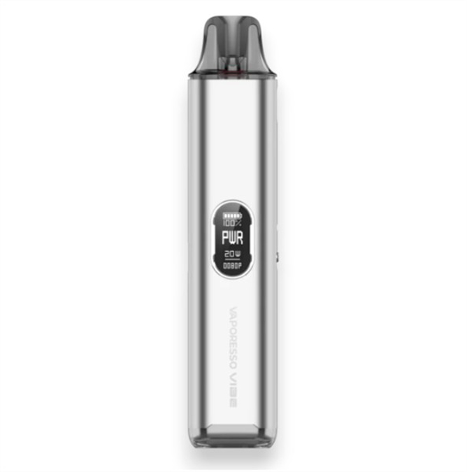 Picture of VAPORESSO VIBE VAPE DEVICE KIT POD DEVICE 1100MAH DUAL MESH - SILVER