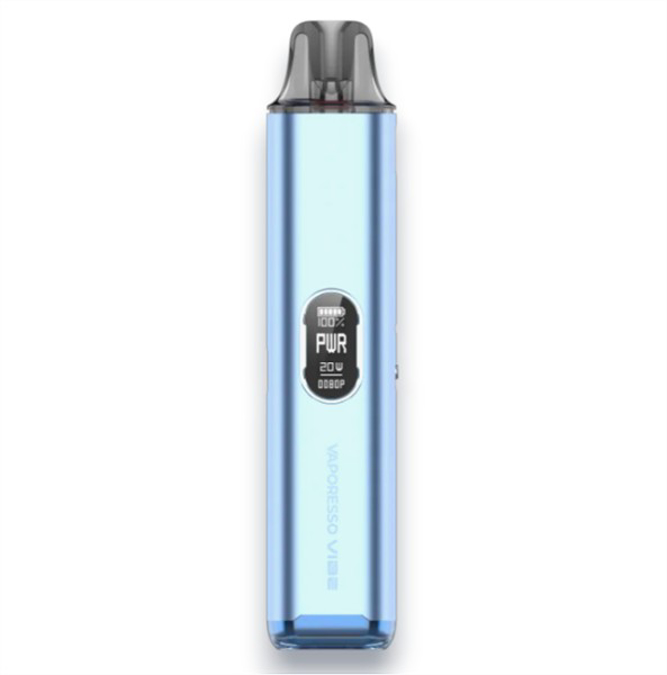 Picture of VAPORESSO VIBE VAPE DEVICE KIT POD DEVICE 1100MAH DUAL MESH - SKY BLUE
