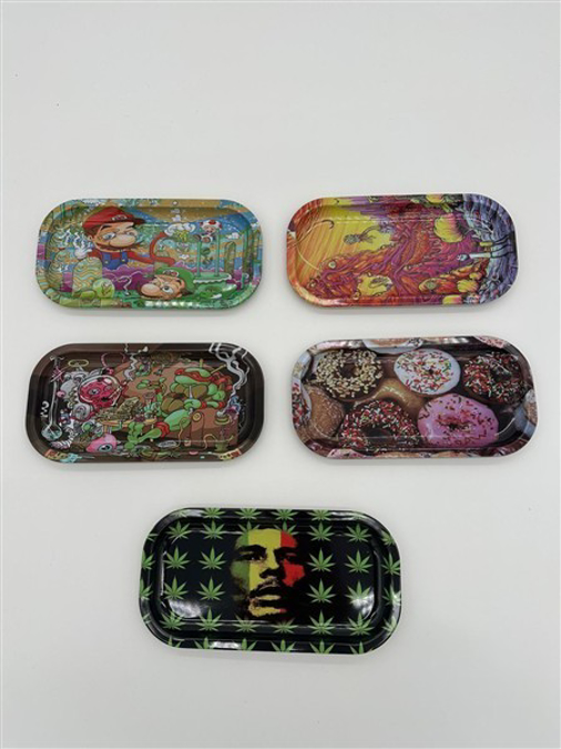 Picture of ROLLING TRAY METAL X SMALL 4X8 MIX DESIGN