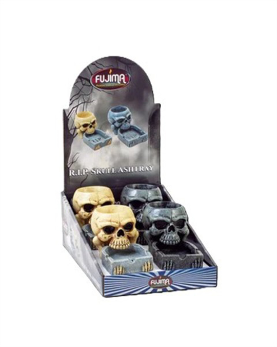 Picture of FUJIMA SKULL RIP SHAPE ASHTRAY 1CT