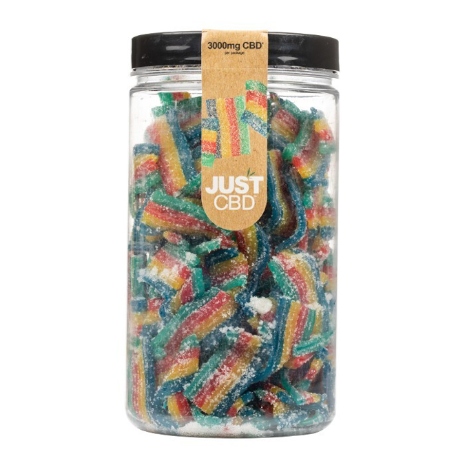 Picture of JUST CBD GUMMIES 3000MG JAR RIBBONS