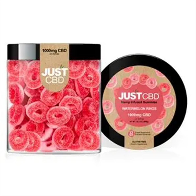 Picture of Just CBD 1000mg 16oz Jar- Watermelon Rings