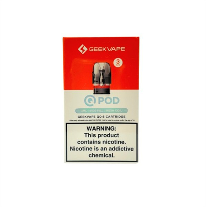 Picture of Geek Vape Q Replacement Pods (3/Pack) - 0.6ohm