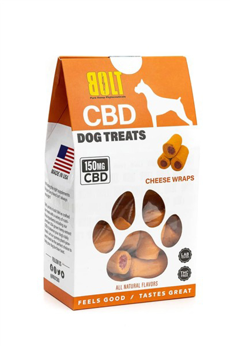 Picture of BOLT CBD DOG TREATS 150MG - CHEESE WRAPS