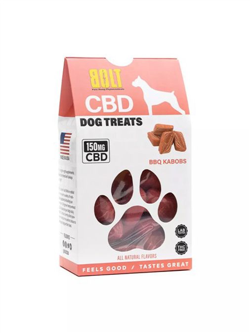 Picture of BOLT CBD DOG TREATS 150MG  BBQ KABOBS
