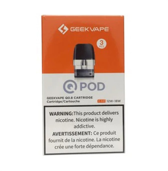 Picture of Geek Vape Q Replacement Pods (3/Pack) - 0.8ohm