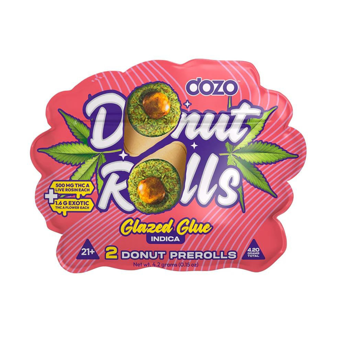Picture of Dozo Donut Pre-roll 1.6GM 2CT/PACK - GLAZED GLUE
