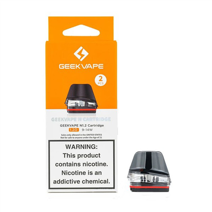 Picture of Geek Vape N Replacement Pods (2/Pack) - 1.2ohm