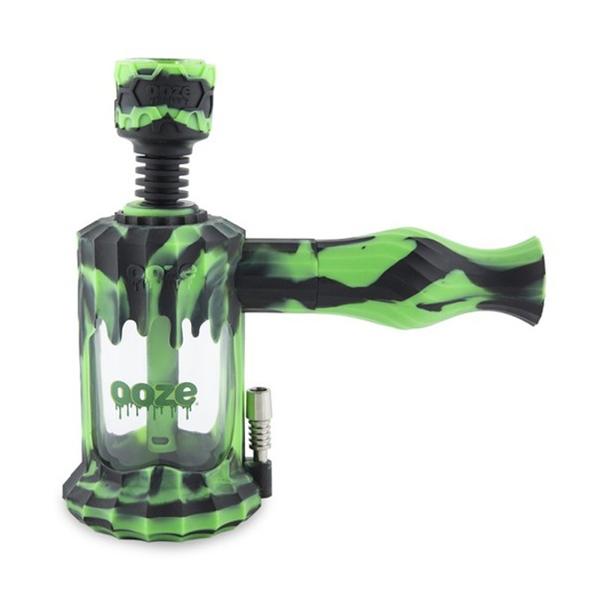 Picture of Ooze Clobb 4.5 Inch Silicone Glass Waterpipe & Nectar Collector Colabb Chameleon