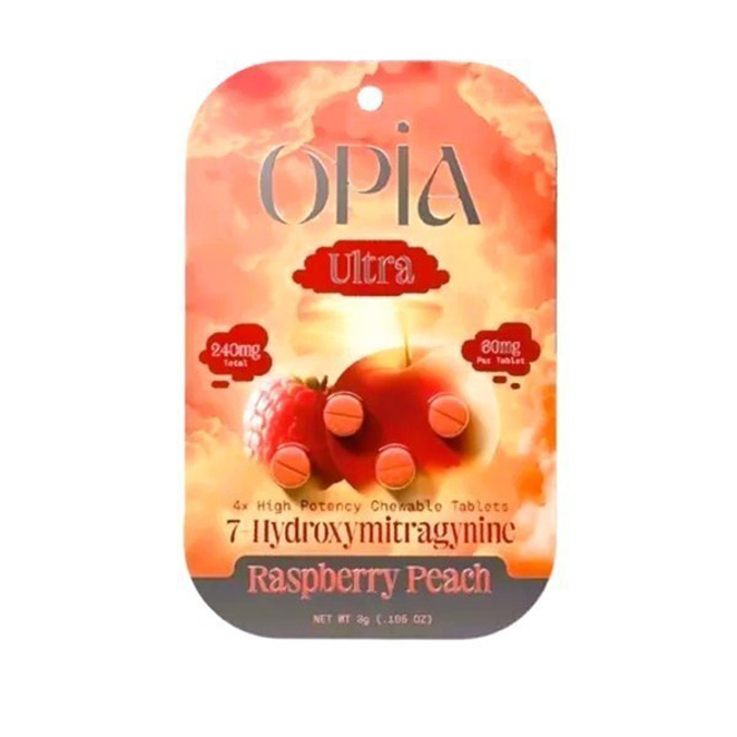 Picture of HYDROX - OPIA ULTRA TAB 60MG 4CT - RASPBERRY PEACH