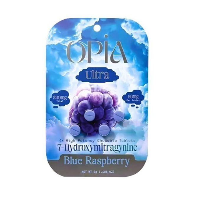 Picture of HYDROX - OPIA ULTRA TAB 60MG 4CT - BLUE RASPBERRY